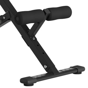Abdominal trainer, back trainer (foldable)