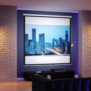 Beamer Leinwand elektrisch 200 x 200 cm