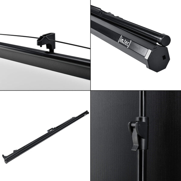 Beamer Leinwand mit Stativ 200x200 cm 113 ""