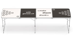 Beer pong table 240 x 60 cm