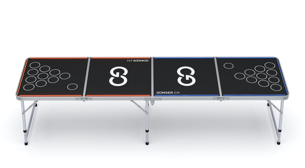 LED beer pong table 240 x 60 cm
