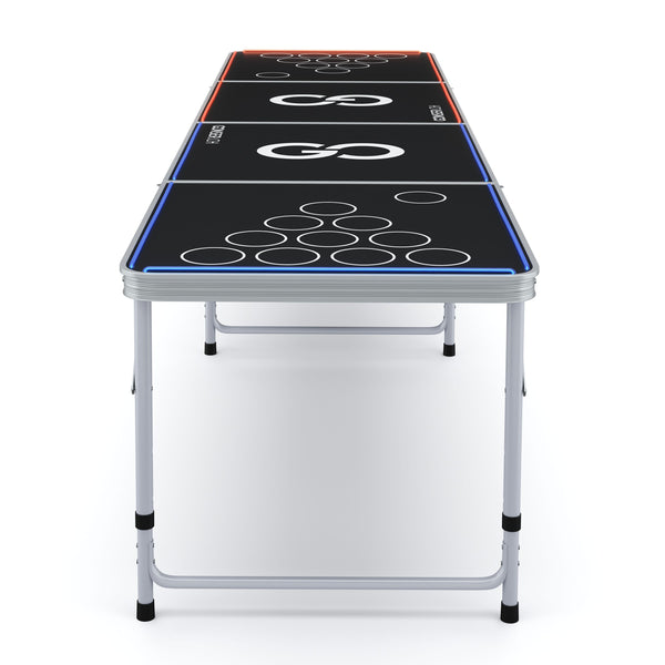 LED beer pong table 240 x 60 cm