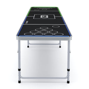 LED Beer Pong Table with Cooler Bag 240 x 60 cm