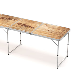 Beer pong table WOOD 240 x 60 cm