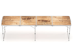 Beer pong table WOOD 240 x 60 cm