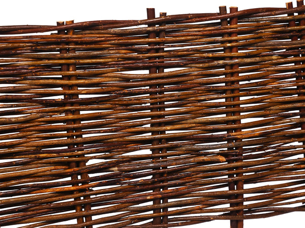 Beeteinfassung Weide geflochten 10er Set 120 x 30 cm