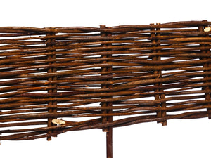 Beeteinfassung Weide geflochten 10er Set 100 x 20 cm