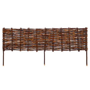 Beeteinfassung Weide geflochten 10er Set 120 x 30 cm