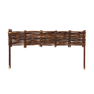 Beeteinfassung Weide geflochten 10er Set 60 x 10 cm