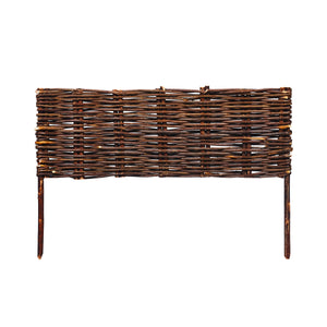 Beeteinfassung Weide geflochten 10er Set 60 x 20 cm