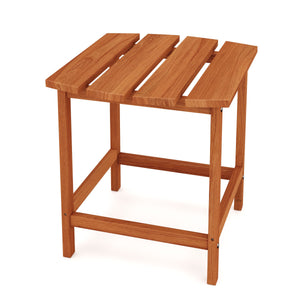 Side table ADIRONDACK 48 x 38 cm brown