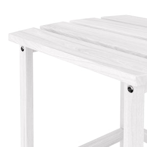 Side table ADIRONDACK 48 x 38 cm white