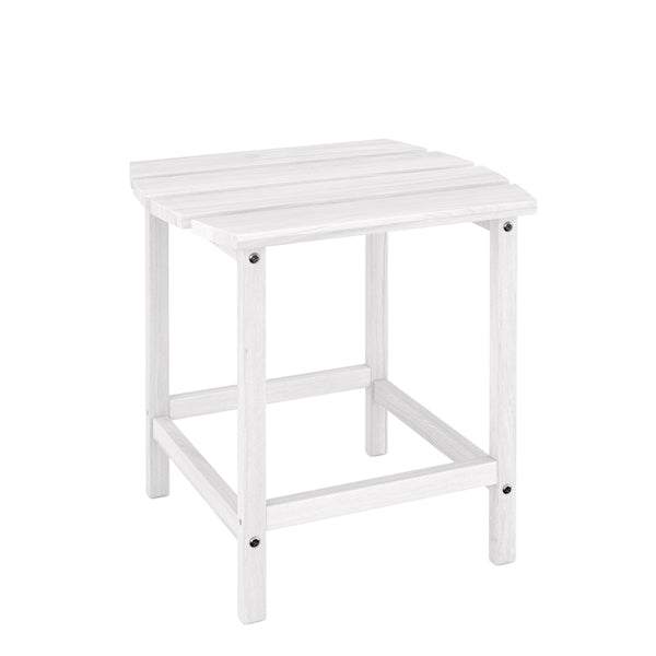 Side table ADIRONDACK 48 x 38 cm white