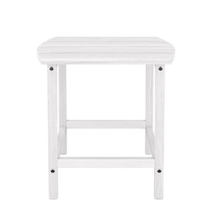 Side table ADIRONDACK 48 x 38 cm white
