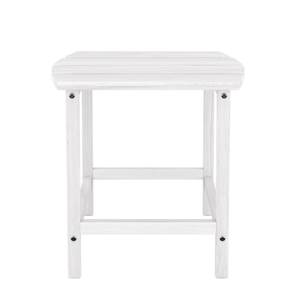 Side table ADIRONDACK 48 x 38 cm white