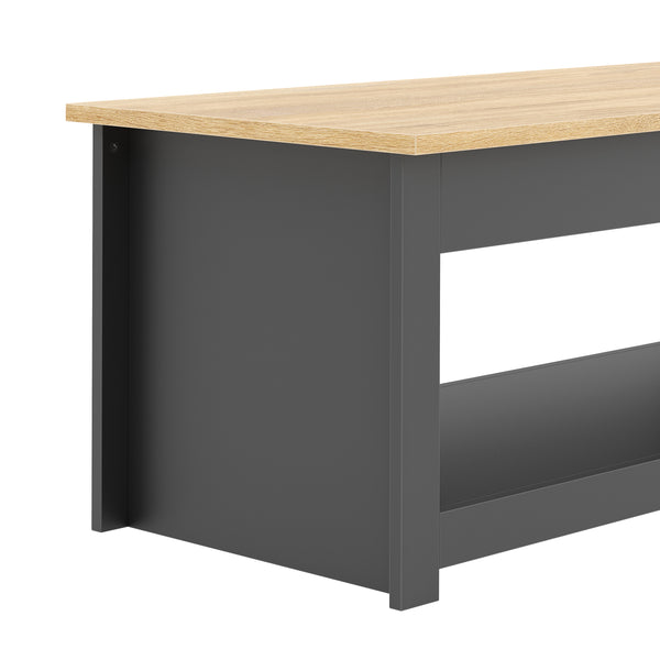 Beistelltisch ARLES 105 x 47 x 41 cm anthrazit