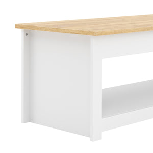 Beistelltisch ARLES 105 x 47 x 41 cm weiss