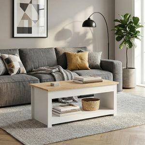 Beistelltisch ARLES 105 x 47 x 41 cm weiss