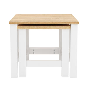 Beistelltisch ARLES 2-teilig weiss