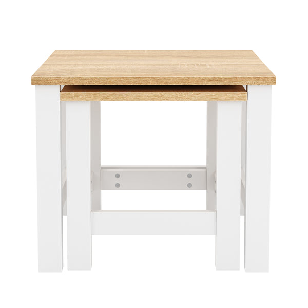 Beistelltisch ARLES 2-teilig weiss