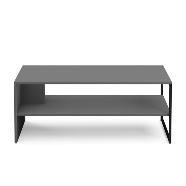Beistelltisch CALMAN 100 x 40 cm anthrazit/schwarz