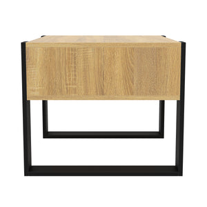 Beistelltisch CHELSEA 65 x 54 x 45 cm braun/schwarz