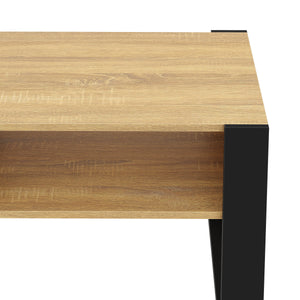 Beistelltisch CHELSEA 65 x 54 x 45 cm braun/schwarz
