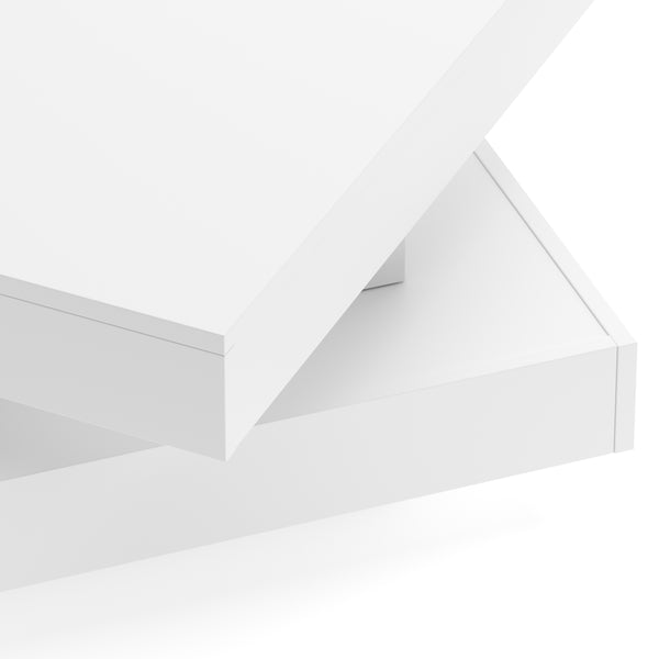 Beistelltisch ELEGANCE drehbar weiss