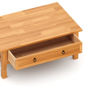 Beistelltisch EMILIANO 100 x 65 x 37 cm natur