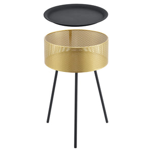 Beistelltisch Gällivare 65 x 40 cm Metall Gold