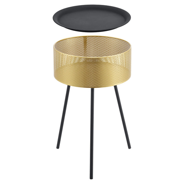 Beistelltisch Gällivare 65 x 40 cm Metall Gold