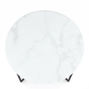 Beistelltisch AMARA weiss/schwarz
