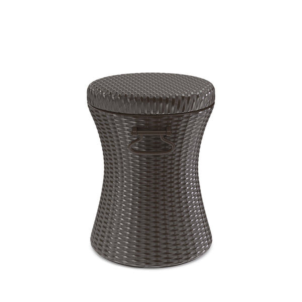 Beistelltisch mit Kühlfach HARRISON braun