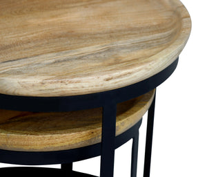 Table d'appoint HATHAWAY, ensemble de 2 pièces