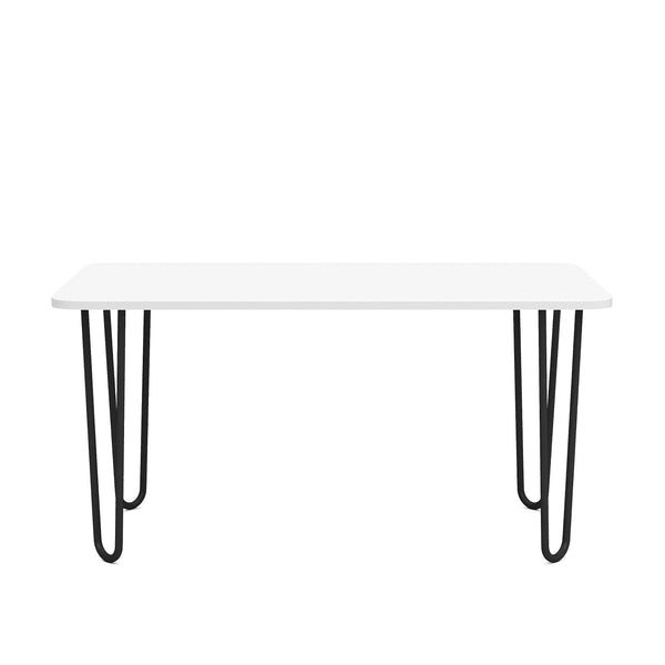 Beistelltisch HENRIK 90 x 48 x 45 cm weiss/schwarz