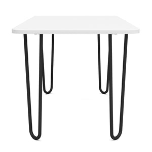 Beistelltisch HENRIK 90 x 48 x 45 cm weiss/schwarz