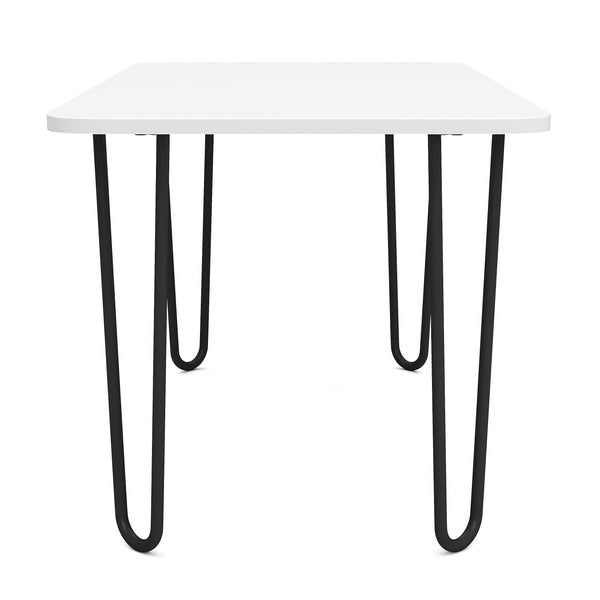 Beistelltisch HENRIK 90 x 48 x 45 cm weiss/schwarz