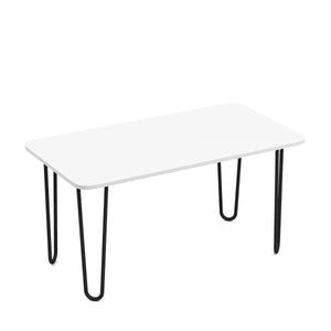 Beistelltisch HENRIK 90 x 48 x 45 cm weiss/schwarz