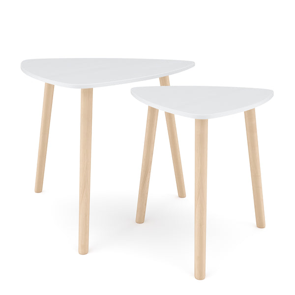 Beistelltisch HERDA 2-teilig weiss