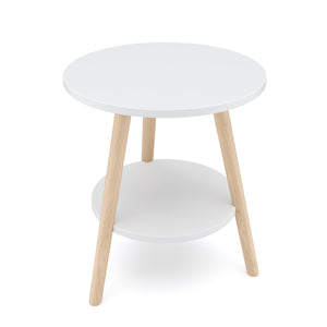 Beistelltisch HERDA rund 40 cm weiss