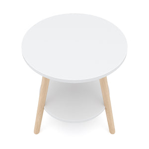 Beistelltisch HERDA rund 40 cm weiss