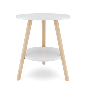 Beistelltisch HERDA rund 40 cm weiss