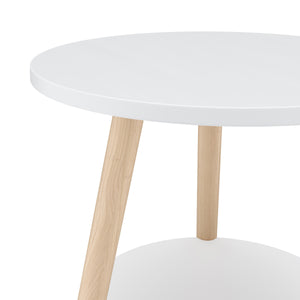 Beistelltisch HERDA rund 40 cm weiss