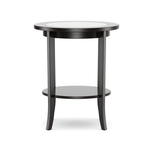 Beistelltisch Holz BAREL 47 x 57 cm schwarz