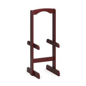 Beistelltisch Holz klappbar 4er Set dunkelbraun