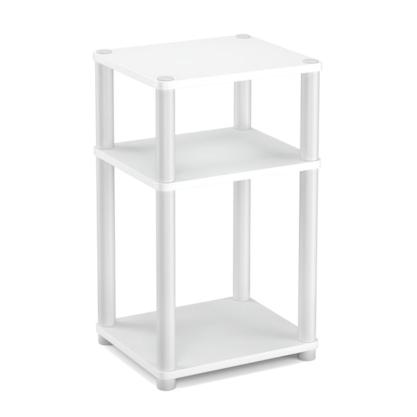 Beistelltisch INGOT 2er Set 34 x 30 x 60 cm weiss