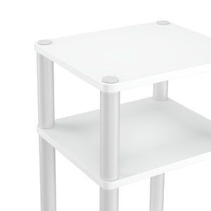 Beistelltisch INGOT 2er Set 34 x 30 x 60 cm weiss