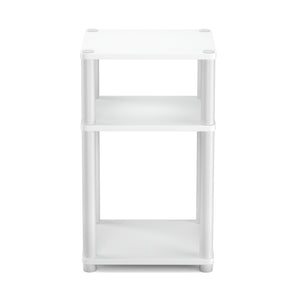 Beistelltisch INGOT 2er Set 34 x 30 x 60 cm weiss
