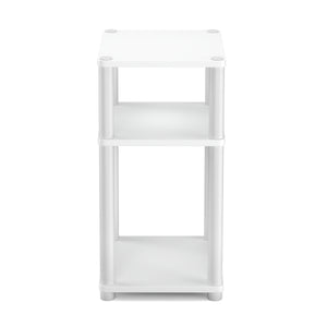 Beistelltisch INGOT 2er Set 34 x 30 x 60 cm weiss