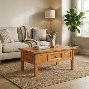 Beistelltisch JORGE 100 x 60 x 45 cm natur